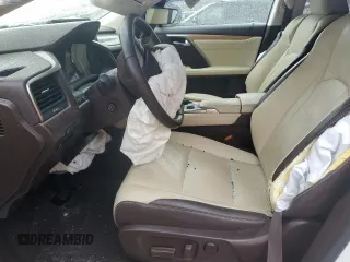 2019 Lexus RX with VIN JTJDZKCAXK2016735, listed as a Copart auction lot 43195745 with 0 mi miles and Salvage Title. Bid and sale history available at carsss.com. Image 7.