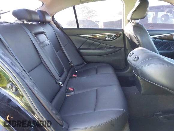 2019 Infiniti Q50 3.0t LUXE with VIN JN1EV7AP7KM518181, listed as a IAAI auction lot 41355248 with 161,514 mi miles. Bid and sale history available at carsss.com. Image 8.