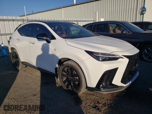 2023 Lexus NX with VIN 2T2KGCEZ7PC027611, listed as a Copart auction lot 72510804 with 19,525 mi miles and Salvage Title. Bid and sale history available at carsss.com. Image 4.