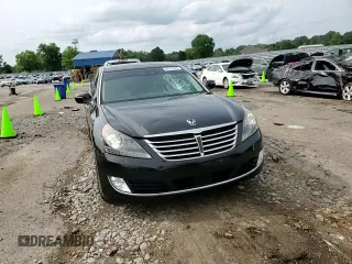 2015 Hyundai Equus Signature with VIN KMHGH4JH6FU092960, listed as a Copart auction lot 58793325 with 59,875 mi miles and Salvage title. Bid and sale history available at DreamBid. Image 13.