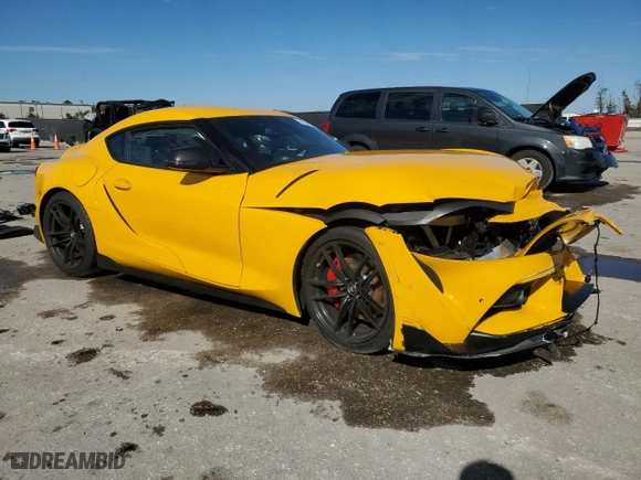 2020 Toyota GR Supra 3.0 with VIN WZ1DB4C08LW032292, listed as a Copart auction lot 42190135 with 43,982 mi miles and Non Repairable. Bid and sale history available at carsss.com. Image 4.
