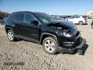2019 Jeep Compass Latitude with VIN 3C4NJDBB0KT641860, listed as a Copart auction lot 83894084 with 87,230 mi miles and Salvage Title. Bid and sale history available at carsss.com. Image 12.