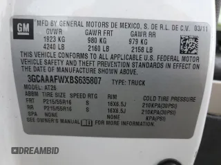 2011 Chevrolet HHR LS with VIN 3GCAAAFWXBS635807, listed as a Copart auction lot 80235724 with 187,826 mi miles and Clean title. Bid and sale history available at DreamBid. Image 14.