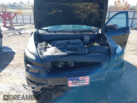 2015 Jeep Cherokee Trailhawk with VIN 1C4PJMBSXFW687737, listed as a IAAI auction lot 40963392 with 119,805 mi miles. Bid and sale history available at carsss.com. Image 10.