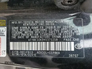 2004 Toyota Camry LE z VIN 4T1BE32K94U375258, wystawiony jako Copart lot #58535115 z przebiegiem 155 746 mil mil oraz Szkoda całkowita • Salvage title. Historia ofert i sprzedaży dostępna na DreamBid. Obrazek 12.