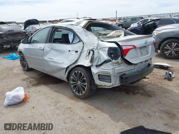2016 Toyota Corolla L with VIN 5YFBURHE2GP465431, listed as a IAAI auction lot 41780567 with 190,566 mi miles and . Bid and sale history available at DreamBid. Image 3.