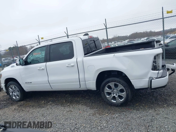 2020 Ram 1500 Big Horn with VIN 1C6SRFFT7LN407136, listed as a IAAI auction lot 41910266 with 21,703 mi miles. Bid and sale history available at carsss.com. Image 15.