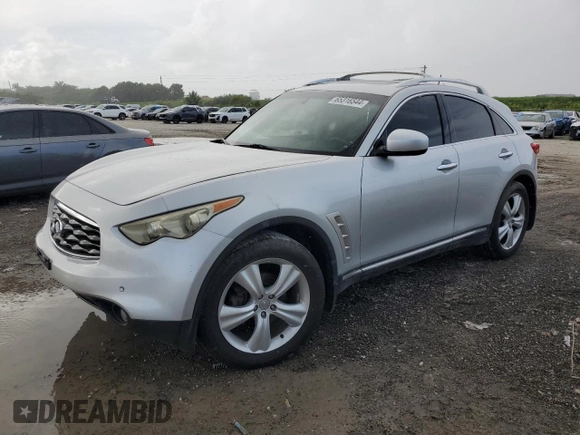 2011 Infiniti FX35 with VIN JN8AS1MW4BM140457, listed as a Copart auction lot 65316544 with 169,031 mi miles and Salvage Title. Bid and sale history available at carsss.com. Image 1.