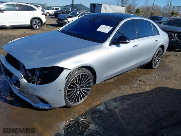2022 Mercedes-Benz S-Class S 580 with VIN W1K6G7GB3NA145076, listed as a IAAI auction lot 41387999 with 15,160 mi miles. Bid and sale history available at carsss.com. Image 18.