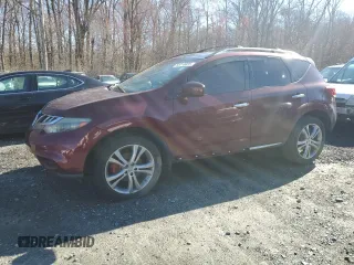 2011 Nissan Murano LE with VIN JN8AZ1MW5BW157154, listed as a Copart auction lot 50010025 with 256,882 mi miles and Salvage Title. Bid and sale history available at carsss.com. Image 1.
