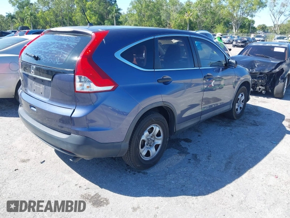 2013 Honda CR-V LX with VIN 3CZRM3H37DG703876, listed as a IAAI auction lot 41815010 with 150,866 mi miles. Bid and sale history available at carsss.com. Image 4.