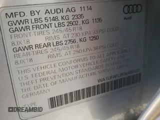 2015 Audi allroad Premium Plus with VIN WA1UFAFL2FA065422, listed as a Copart auction lot 63051084 with 71,688 mi miles and Salvage Title. Bid and sale history available at carsss.com. Image 12.