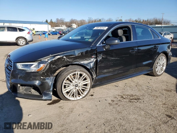 2017 Audi A3 Sedan Premium Plus with VIN WAUJ8GFF6H1056495, listed as a Copart auction lot 79578243 with 103,505 mi miles. Bid and sale history available at carsss.com. Image 1.