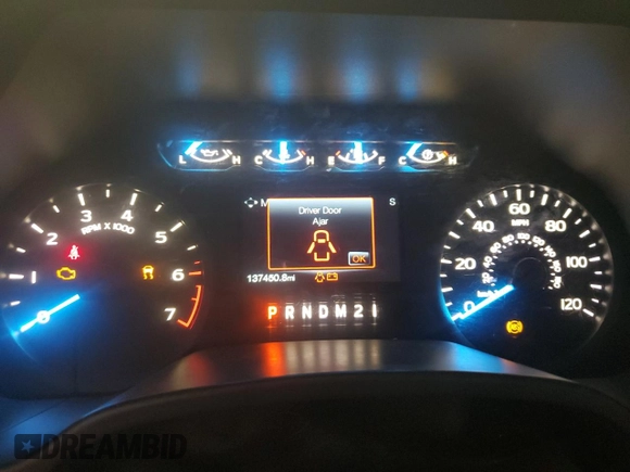 2017 Ford F-150 XL with VIN 1FTEX1EP5HKD20394, listed as a Copart auction lot 62383155 with 137,450 mi miles and Clean title. Bid and sale history available at DreamBid. Image 9.