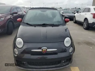 2013 FIAT 500 Abarth with VIN 3C3CFFJH4DT670375, listed as a Copart auction lot 74307284 with 0 mi miles and Salvage Title. Bid and sale history available at carsss.com. Image 5.