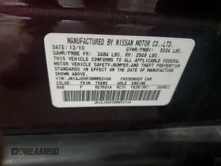 2011 Infiniti EX Journey с VIN JN1AJ0HR3BM852104, выставлен на аукционе Copart как лот 61343735 с пробегом 124 145 миль миль и Списание • Salvage title. История ставок и продаж доступна на DreamBid. Изображение 12.
