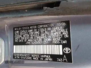 2006 Scion xA z VIN JTKKT624265011251, wystawiony jako IAAI lot #42312544 z przebiegiem 154 090 mil mil oraz . Historia ofert i sprzedaży dostępna na DreamBid. Obrazek 9.