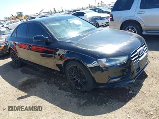 2013 Audi A4 Premium Plus z VIN WAUEFAFL1DN035745, wystawiony jako IAAI lot #42521876 z przebiegiem 117 238 mil mil oraz . Historia ofert i sprzedaży dostępna na DreamBid. Obrazek 1.