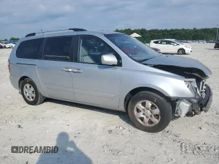 2010 Kia Sedona LX with VIN KNDMG4C34A6340230, listed as a Copart auction lot 67772684 with 142,030 mi miles and Salvage Title. Bid and sale history available at carsss.com. Image 4.