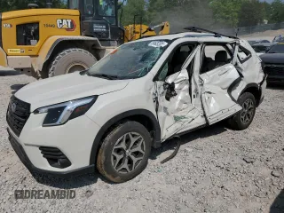 2022 Subaru Forester Premium with VIN JF2SKAEC7NH513364, listed as a Copart auction lot 58632355 with Not provided miles and Salvage title. Bid and sale history available at DreamBid. Image 1.