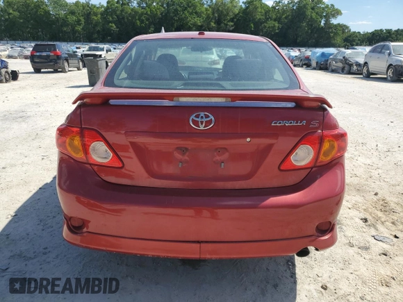 2010 Toyota Corolla with VIN 2T1BU4EE6AC525144, listed as a Copart auction lot 53810735 with 171,101 mi miles and Salvage Title. Bid and sale history available at carsss.com. Image 6.
