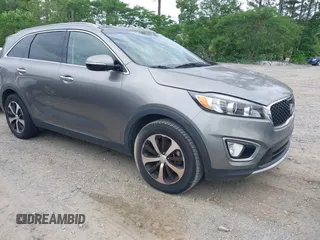 2016 Kia Sorento EX with VIN 5XYPH4A54GG007224, listed as a IAAI auction lot 42181058 with 131,169 mi miles. Bid and sale history available at carsss.com. Image 1.