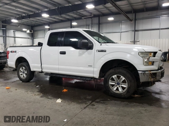 2016 Ford F-150 XLT with VIN 1FTFX1EG9GFD13167, listed as a Copart auction lot 72001224 with 163,875 mi miles and Salvage Title. Bid and sale history available at carsss.com. Image 4.