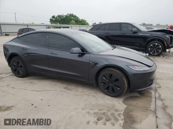 2024 Tesla Model 3 with VIN 5YJ3E1EA0RF861070, listed as a Copart auction lot 51486835 with 6,917 mi miles and Salvage Title. Bid and sale history available at DreamBid. Image 4.
