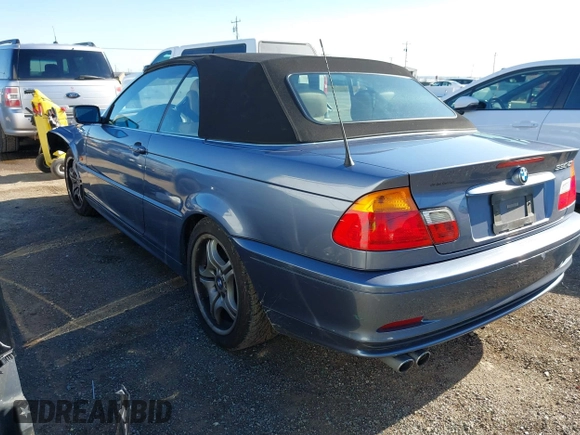 2001 BMW 3 Series 330Ci with VIN WBABS53421JU80078, listed as a IAAI auction lot 41910622 with 101,869 mi miles. Bid and sale history available at carsss.com. Image 3.