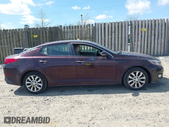 2015 Kia Optima EX with VIN 5XXGN4A70FG392200, listed as a IAAI auction lot 41922894 with 237,454 mi miles. Bid and sale history available at carsss.com. Image 13.