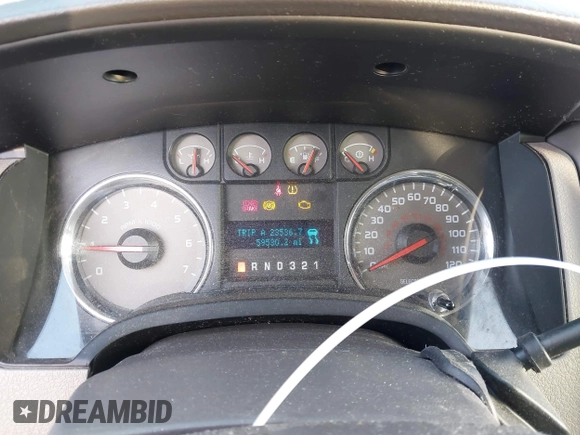 2010 Ford F-150 XL with VIN 1FTFW1CV1AFB35542, listed as a IAAI auction lot 41227137 with 59,530 mi miles. Bid and sale history available at carsss.com. Image 7.