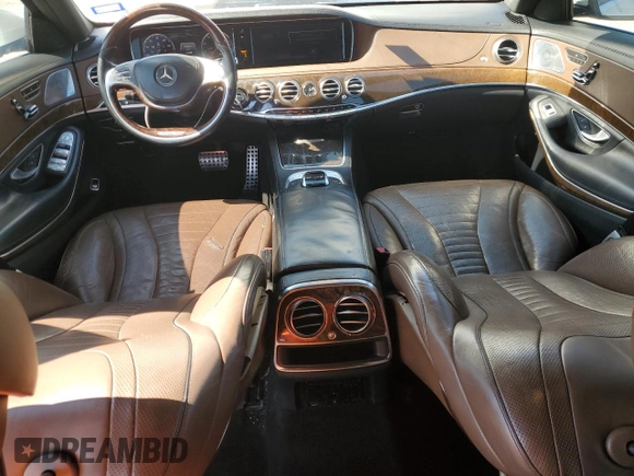 2015 Mercedes-Benz S 550 with VIN WDDUG8CB5FA074757, listed as a Copart auction lot 46002355 with 114,888 mi miles and Salvage Title. Bid and sale history available at carsss.com. Image 8.