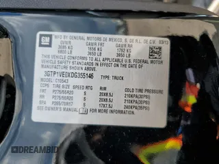 2013 GMC Sierra 1500 SLE with VIN 3GTP1VE0XDG355146, listed as a Copart auction lot 61967045 with 99,095 mi miles and Salvage title. Bid and sale history available at DreamBid. Image 12.