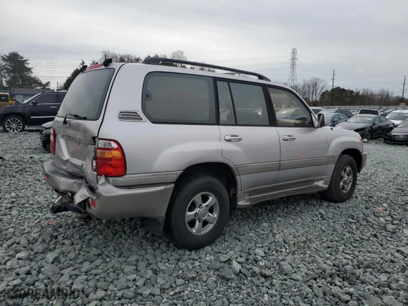 2001 Toyota Land Cruiser with VIN JTEHT05JX12004912, listed as a Copart auction lot 48230735 with 0 mi miles and Salvage Title. Bid and sale history available at carsss.com. Image 3.