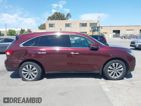 2014 Acura MDX Technology with VIN 5FRYD4H46EB017852, listed as a IAAI auction lot 42500807 with 82,639 mi miles and . Bid and sale history available at DreamBid. Image 13.