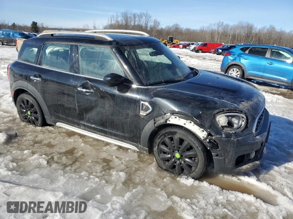 2020 MINI Countryman Cooper S with VIN WMZYX1C09L3L10487, listed as a Copart auction lot 48133965 with 87,409 mi miles and Salvage title. Bid and sale history available at DreamBid. Image 4.