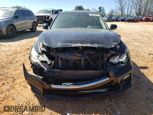 2014 Infiniti Q50 Sport with VIN JN1BV7AP9EM689053, listed as a Copart auction lot 50143775 with 148,971 mi miles and Salvage Title. Bid and sale history available at DreamBid. Image 5.