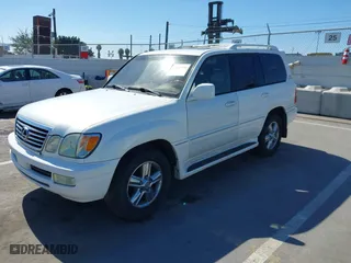 2007 Lexus LX 470 with VIN JTJHT00W074029108, listed as a IAAI auction lot 41652956 with 240,521 mi miles. Bid and sale history available at carsss.com. Image 18.