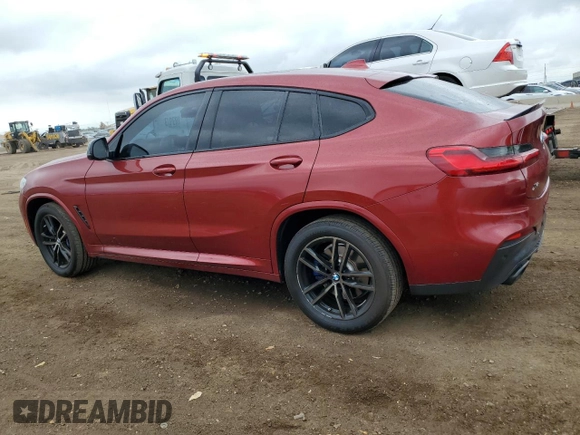2019 BMW X4 M40i with VIN 5UXUJ5C55KLA93345, listed as a Copart auction lot 61192795 with 102,244 mi miles and Clean title. Bid and sale history available at DreamBid. Image 2.