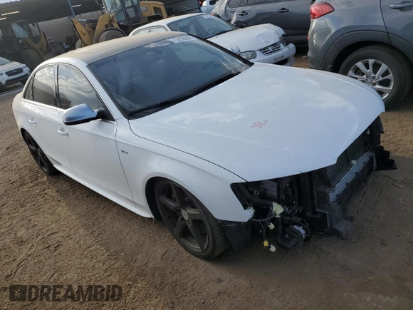 2013 Audi S4 Premium Plus with VIN WAUBGAFL3DA072335, listed as a Copart auction lot 73298004 with 96,735 mi miles and Salvage Title. Bid and sale history available at carsss.com. Image 4.