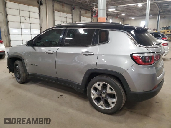 2020 Jeep Compass Limited with VIN 3C4NJCCB4LT194010, listed as a Copart auction lot 52383715 with 100,877 mi miles and Clean title. Bid and sale history available at DreamBid. Image 2.