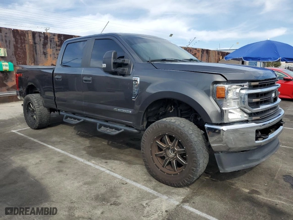2020 Ford Super Duty F-250 SRW XL with VIN 1FT7W2BT5LEC67691, listed as a Copart auction lot 48733525 with 0 mi miles and Salvage Title. Bid and sale history available at carsss.com. Image 4.
