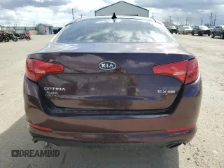 2012 Kia Optima EX with VIN 5XXGN4A74CG037395, listed as a Copart auction lot 49494385 with 124,661 mi miles and Salvage Title. Bid and sale history available at carsss.com. Image 6.