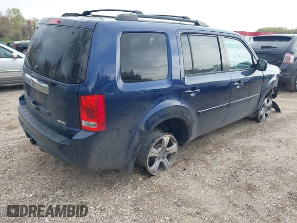 2015 Honda Pilot EX-L z VIN 5FNYF4H52FB020804, wystawiony jako IAAI lot #42003067 z przebiegiem 193 253 mil mil oraz . Historia ofert i sprzedaży dostępna na DreamBid. Obrazek 4.