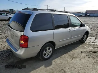 2002 Mazda MPV LX with VIN JM3LW28A520307520, listed as a Copart auction lot 44995145 with 139,593 mi miles and Salvage Title. Bid and sale history available at carsss.com. Image 3.