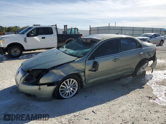 2008 Mercury Milan Premier with VIN 3MEHM08Z58R667411, listed as a Copart auction lot 87051064 with 149,015 mi miles and Salvage Title. Bid and sale history available at carsss.com. Image 1.