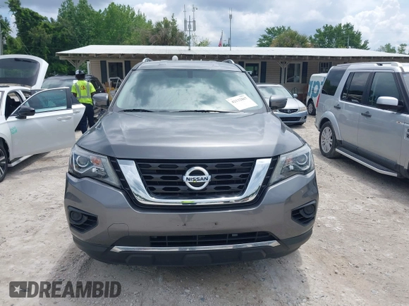 2018 Nissan Pathfinder SL with VIN 5N1DR2MM4JC642152, listed as a IAAI auction lot 42132867 with 142,063 mi miles. Bid and sale history available at carsss.com. Image 12.