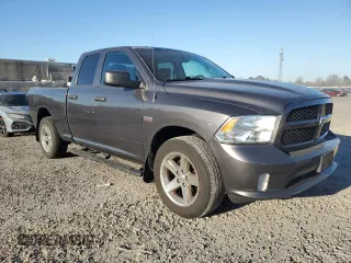 2018 Ram 1500 Express with VIN 1C6RR7FT0JS135340, listed as a Copart auction lot 48377635 with 122,456 mi miles and Salvage Title. Bid and sale history available at carsss.com. Image 4.