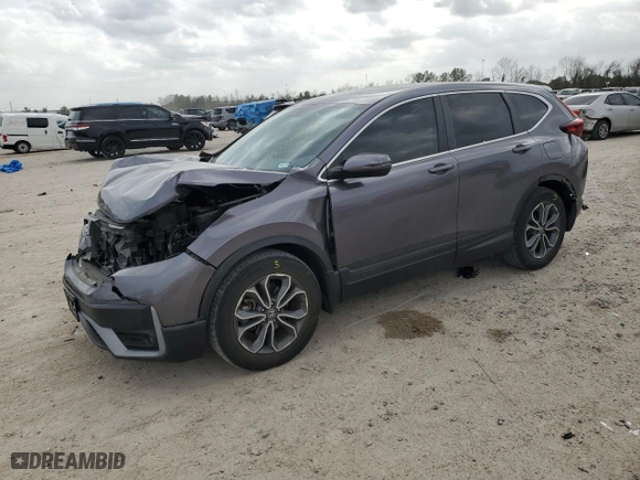 2021 Honda CR-V EX-L with VIN 7FARW1H81ME021537, listed as a Copart auction lot 48305605 with 32,145 mi miles and Salvage Title. Bid and sale history available at carsss.com. Image 1.