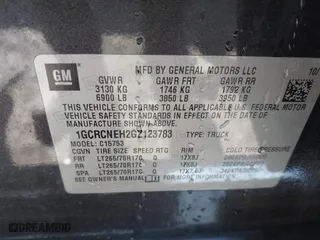 2016 Chevrolet Silverado 1500 LS with VIN 1GCRCNEH2GZ123783, listed as a IAAI auction lot 41919505 with 145,634 mi miles. Bid and sale history available at carsss.com. Image 9.